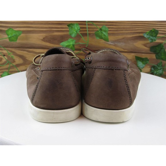 Eastland Sz‎ 10.5 Loafer Brown Leather Men Slip On Yarmouth Medium (D, M)
